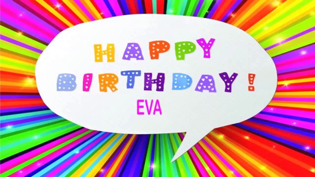 Eva english pronunciation Wishes Mensajes - Happy Birthday