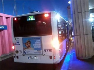 [Sound] Bus Mercedes-Benz Citaro n°867 de la RTM - Marseille sur la ligne 70