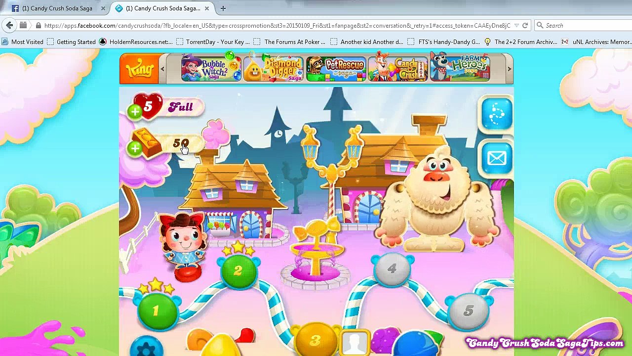 Candy Crush Soda Saga 50 Free Gold Bars from King video Dailymotion