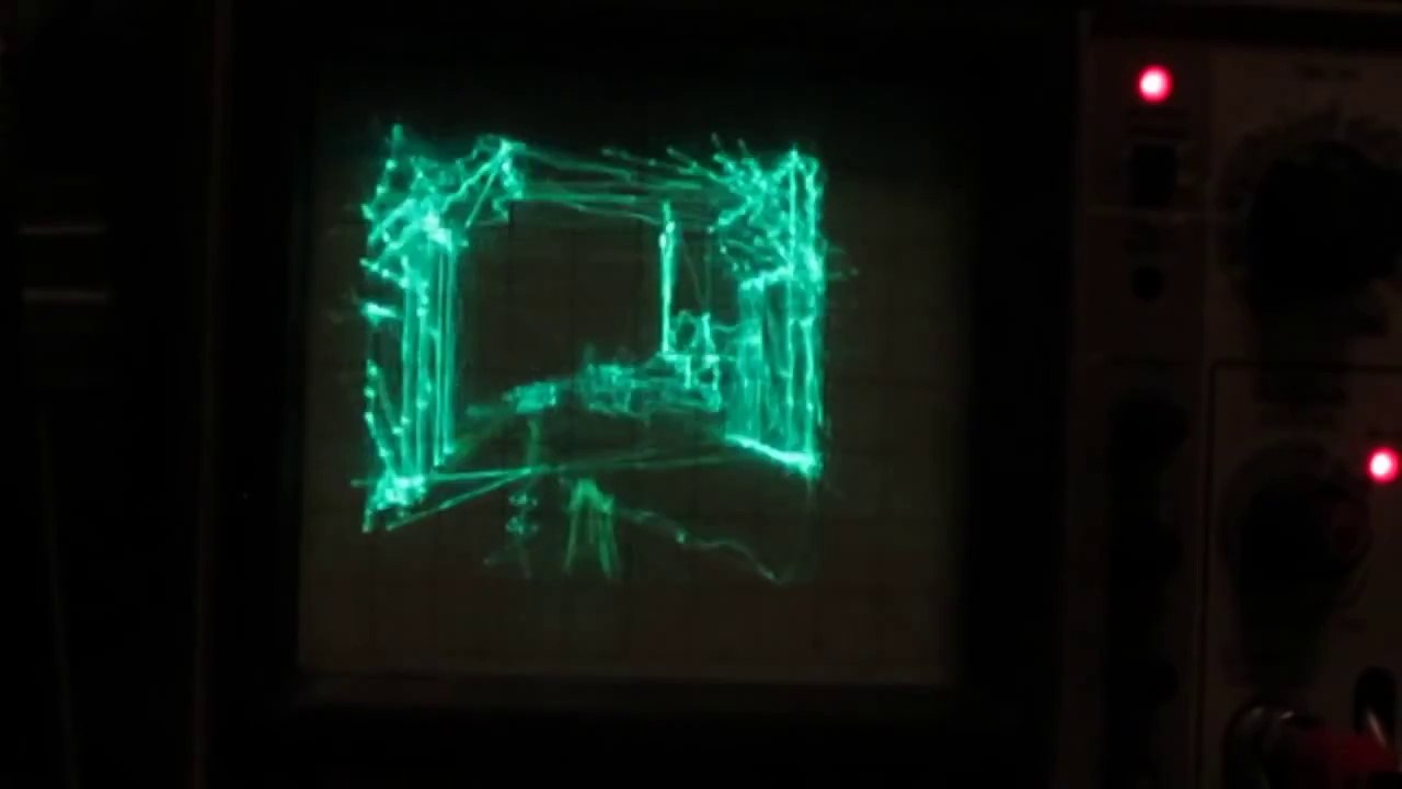 Quake jouable sur un oscilloscope