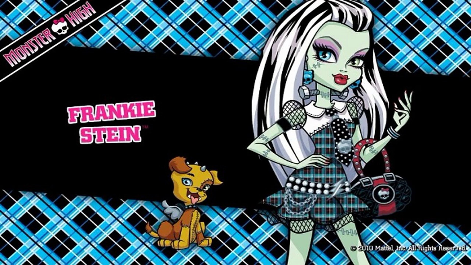Monster High Frankie Stein Makeup Tutorial with Charismastar l Christen  Dominique - video Dailymotion