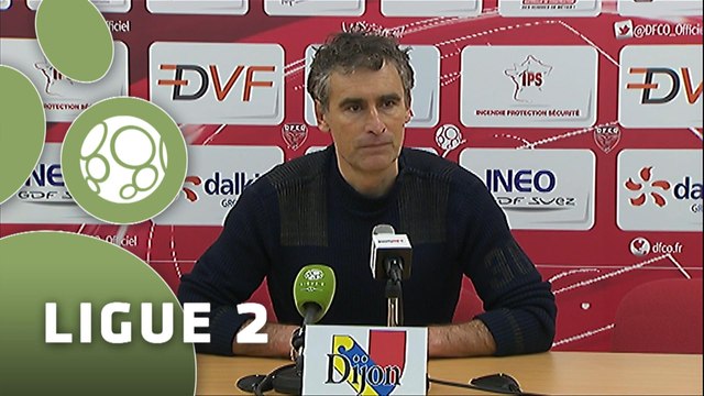 Conférence de presse Dijon FCO - Tours FC (0-3) : Olivier DALL'OGLIO (DFCO) - Gilbert ZOONEKYND (TOURS) - 2014/2015