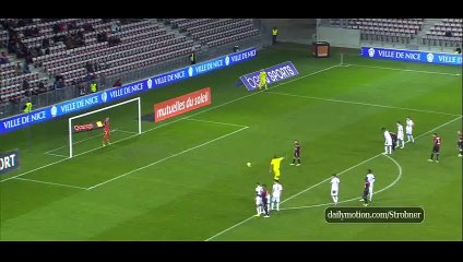 Nice 1-1 Lorient - Goal Bautheac - 10-01-2015