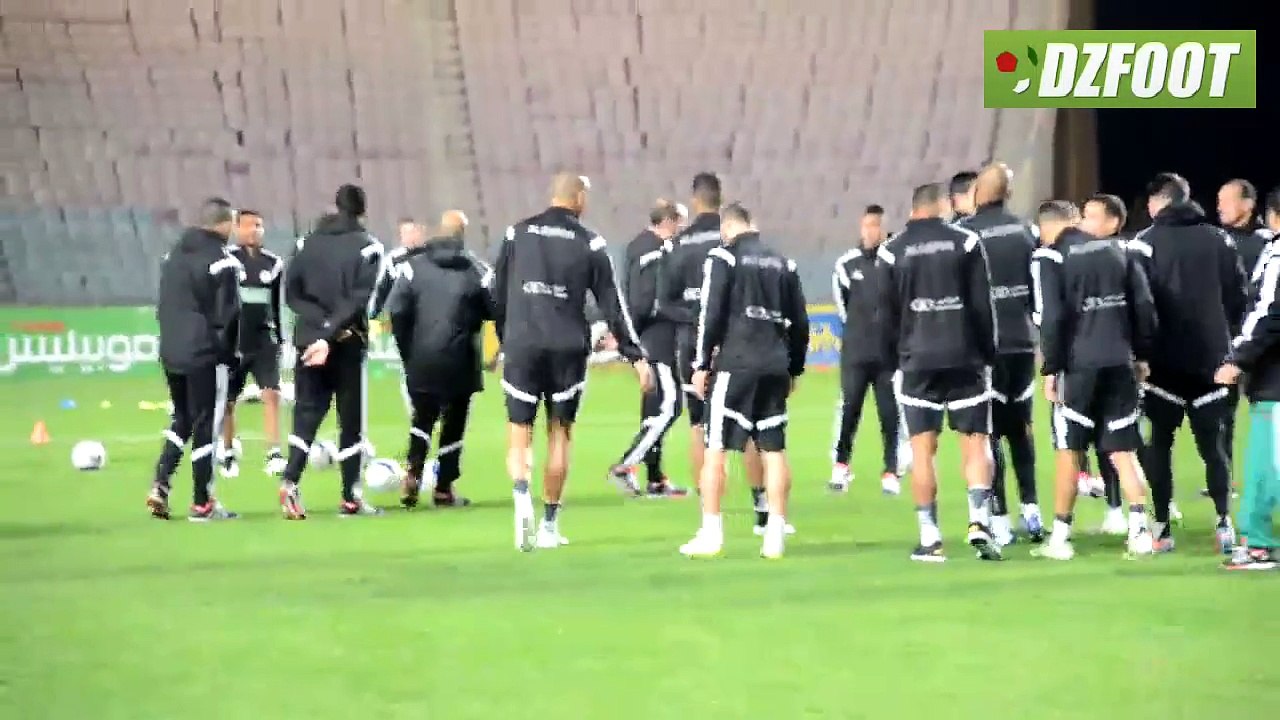 Entrainement à Radés de l'EN avant Tunisie - Algérie