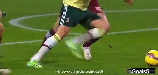 J Menez Penalty Kick Goal Torino 0 - 1 AC Milan Seria A 10-1-2015