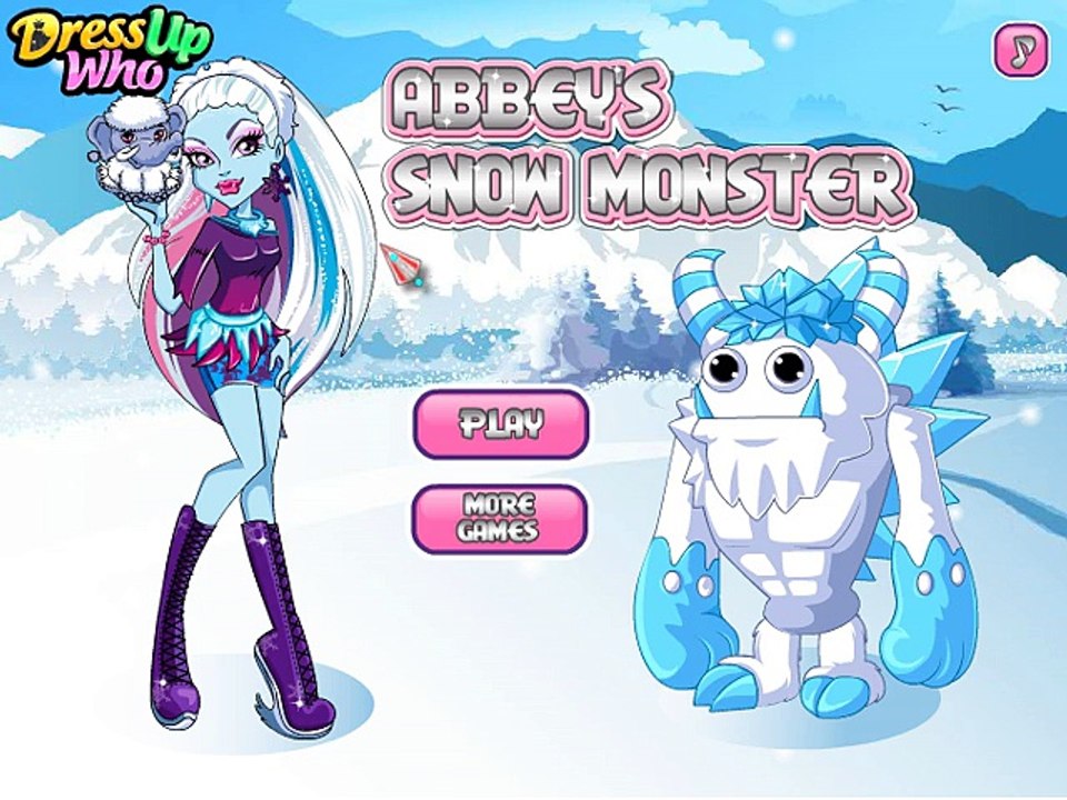 Abbey's Snow Monster Monster High