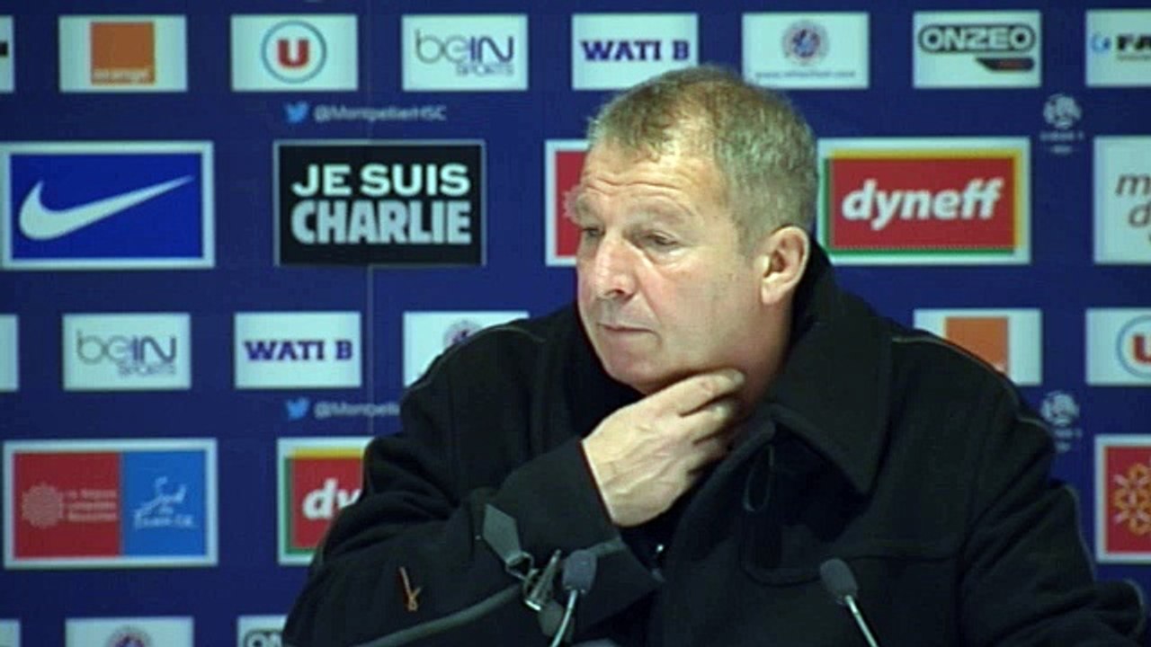 Rolland Courbis après MHSC 2-1 OM (20ème journée L1)