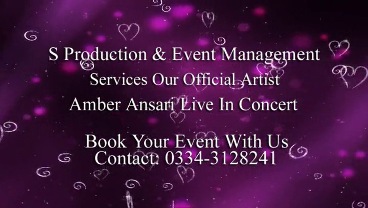 Amber Ansari Bahon Main Chale Ao Live In Concert;