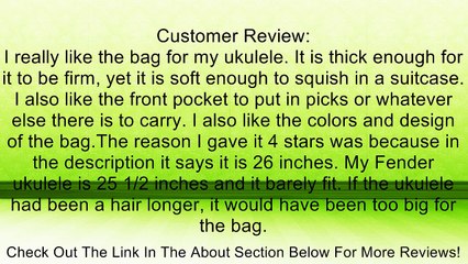 Lanikai TB-C Gig Bag for Concert Ukulele Review