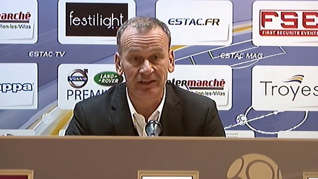 Réaction de Jean-Marc Furlan après ESTAC Troyes - Stade Brestois 29
