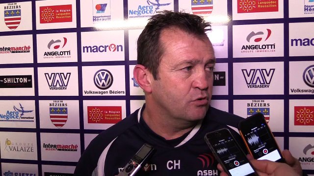 16° journée de Pro D2 ASBH Colomiers Réaction Christophe Hamacek