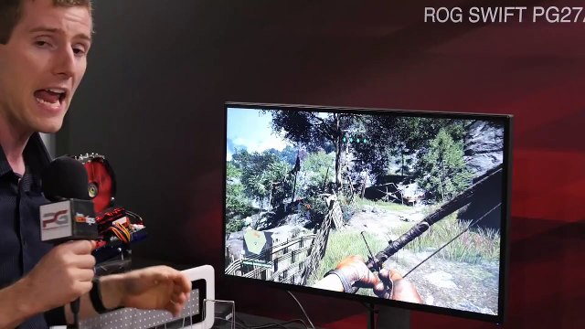 Asus RoG SWIFT PG27AQ 4K IPS G-SYNC Gaming Monitor - CES 2015