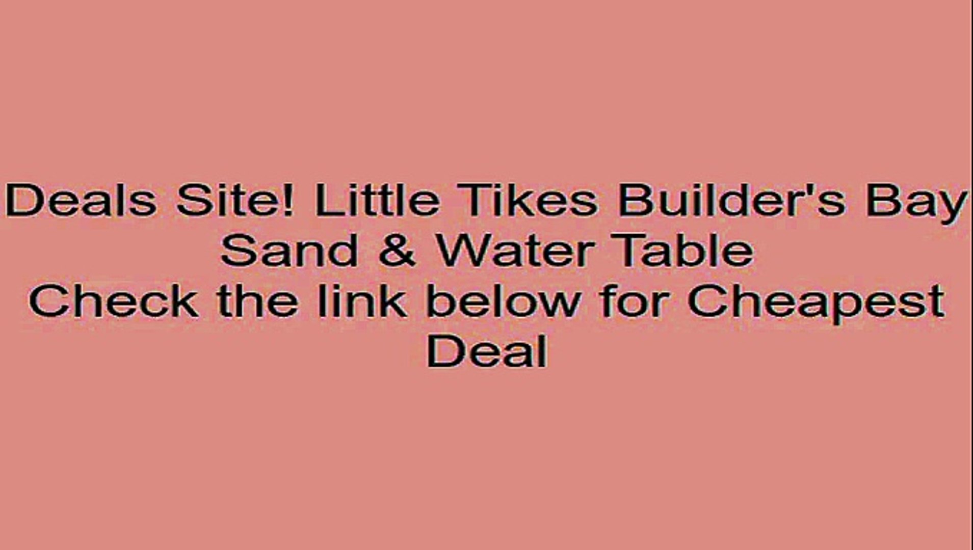 little tikes water table pink