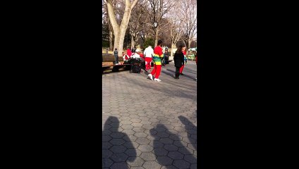 Street performers in Central Park