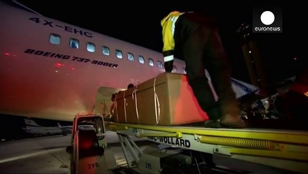 Jewish victims of Paris supermarket killings arrive in Israel for burial