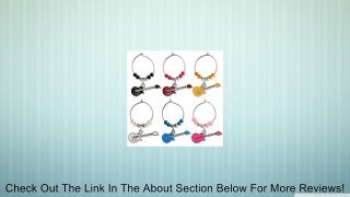 Enamel Guitars My Glass Identifier Charms, Sets of 6 Review