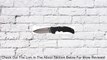 Cold Steel Recon 1 Spear Point 50/50 Edge Tactical Folder Knife Review