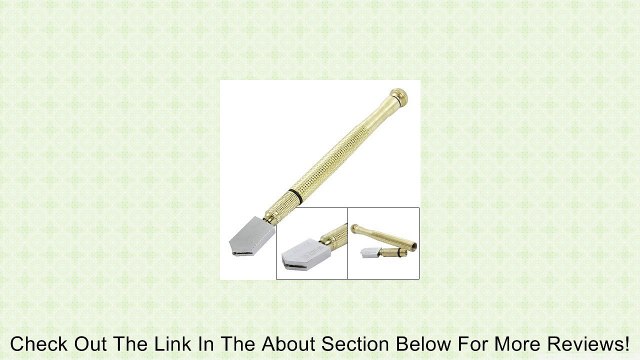 Golden Antislip Handle Steel Blade Oil Feed Glass Cutter Tool Review