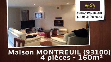 Vente - maison - MONTREUIL (93100)  - 160m²