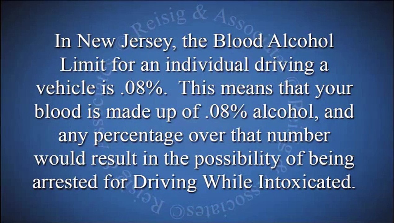 What's The Blood Alcohol Limit For A NJ DWI?