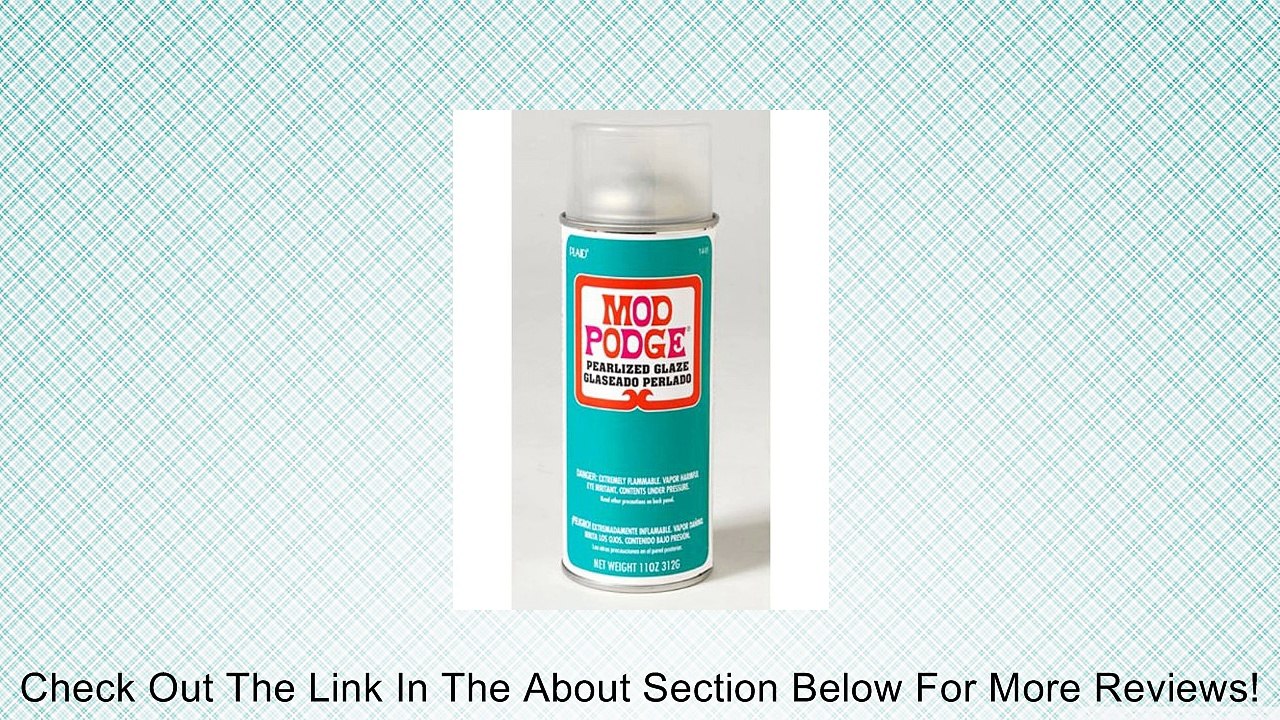 Plaid Mod Podge 1449 11-Ounce Acrylic Sealer, Pearlized Review