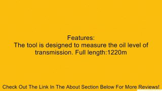 Mercedes Benz 722.6 Transmission Fluid Dipstick Tool Review