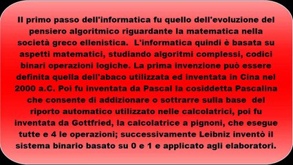 La storia dell informatica e le evoluzioni della storia