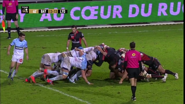 TOP14 - Bayonne-Lyon: 23-22 - J16 - Saison 2014/2015