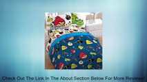 4pc Angry Birds Madness Bedding Set - Video Game Application Bed-in-Bag Twin Bed Review