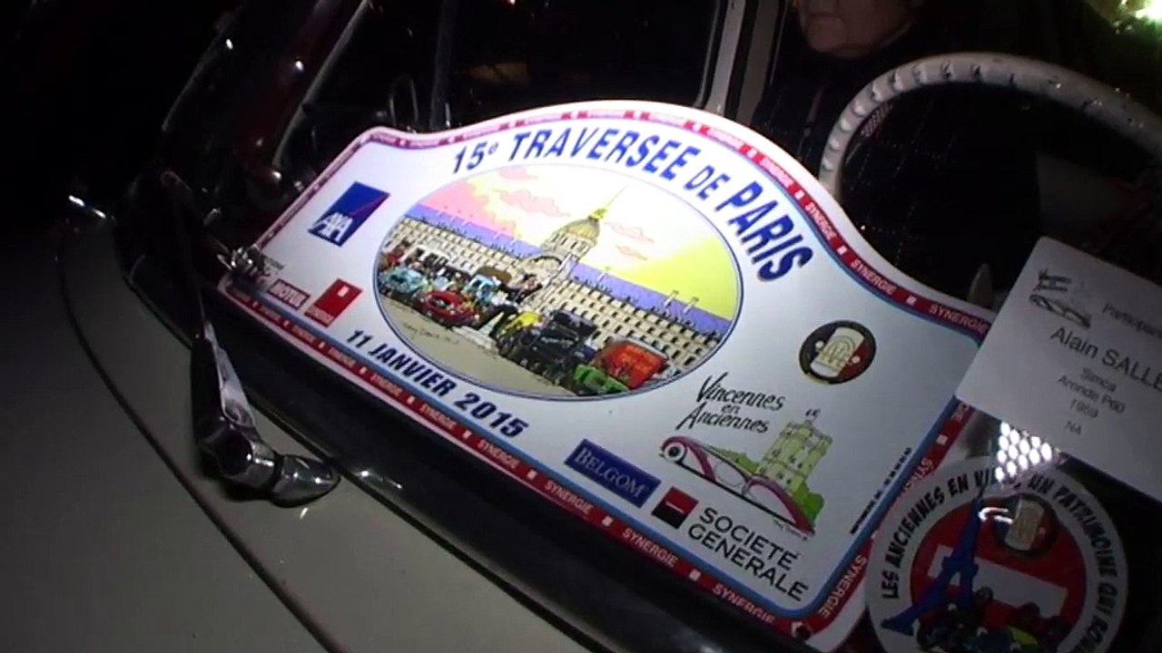 15 ème Traversée de Paris Vincennes en Anciennes rends hommage à Charlie dimanche 11 janvier 2015