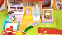 アンパンマン アニメの おもちゃ かばおくん 病院に行く 第18話 ミッキーのバスも出るよ anpanman toys clinic kabaokun micky bus