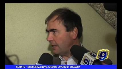 CORATO | Emergenza neve, grande lavoro di squadra
