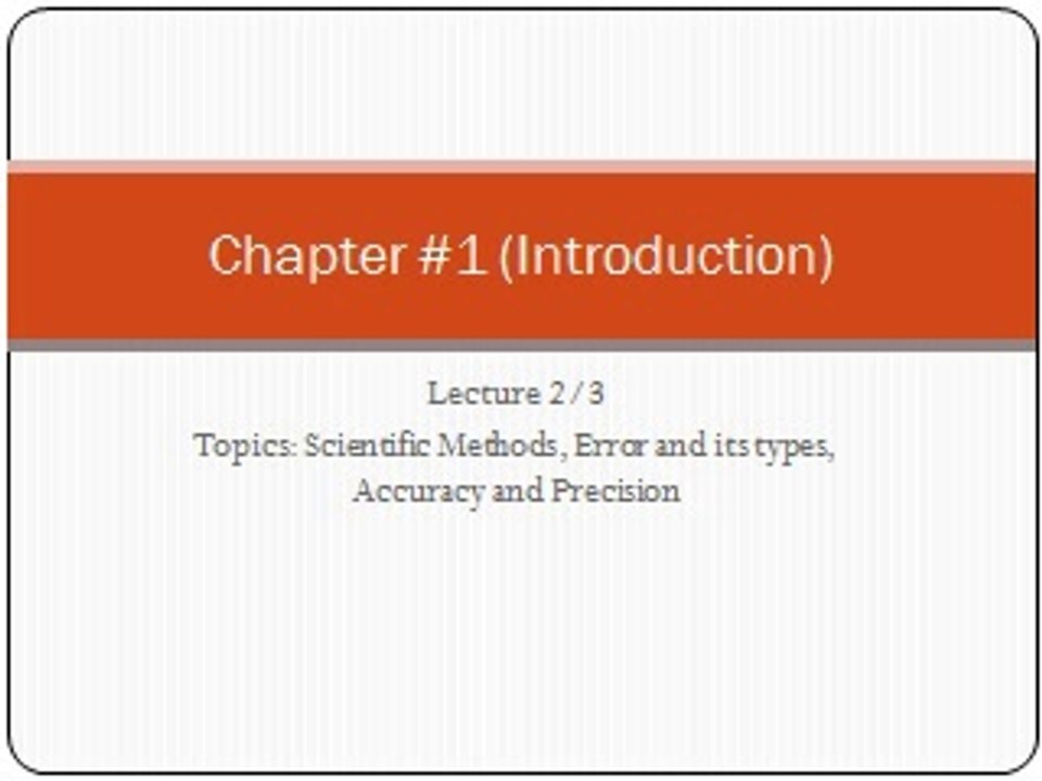 Physics 2.1
