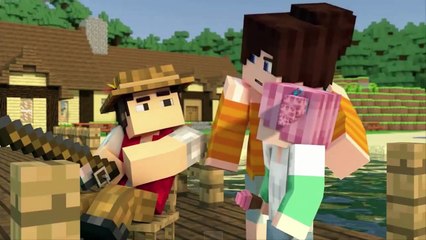 La pêche avec un Ours dans les pattes [Minecraft Animation] + voix !