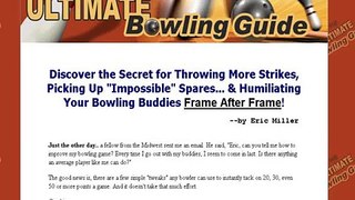 The Ultimate Bowling Guide - Manik Grafik