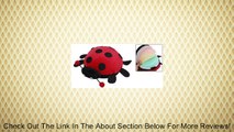 Mini Ladybug DVD Carrying Case Bag Holds 12 CD Red Black Review
