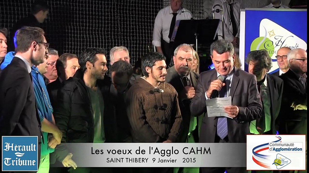 ST THIBERY - 2015 - Les VOEUX de l' AGGLO CAHM   2015 Cérémonie des voeux de l'agglomération : Les médaillés 2015