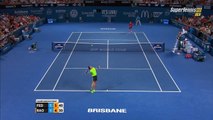 Balle de match Roger Federer vs Milos Raonic (Brisbane 2015)