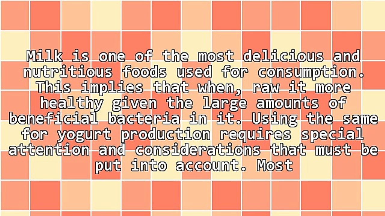 Knowing How To Make Raw Milk Yogurt