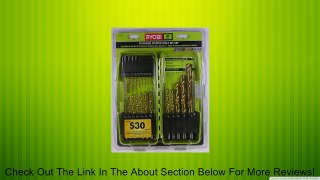 Ryobi 21 Pcs Titanium Coated Drill Bit Set Review