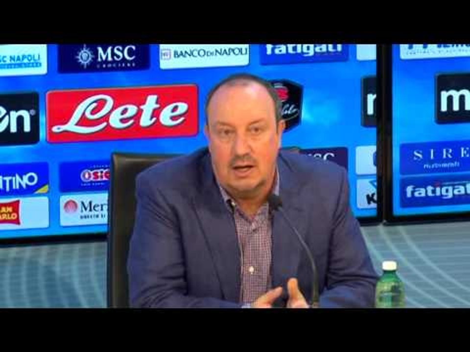Napoli - Arriva la Juve. La conferenza stampa di Benitez  -2-(10.01.15)