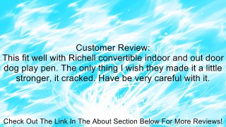 Richell Convertible Floor Tray, Black Review