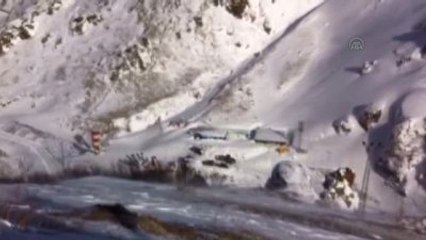 Trabzon'daki Çığ - Arama Çalışmaları (1)