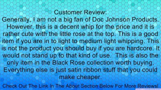 Doc Johnson Black Rose Whipping Willow Review