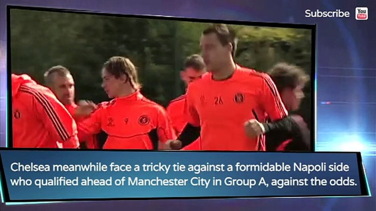‪Arsenal draw AC Milan, Chelsea face Napoli in...