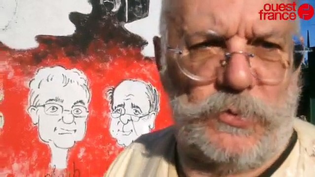 Hommage à Charlie Hebdo : une fresque de Darfeuille à Vannes