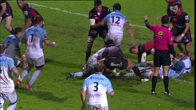 TOP14 - Bayonne-Lyon: Essai Marvin O'Connor (BAY) - J16 - Saison 2014/2015