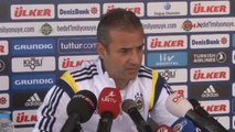 Fenerbahçe Teknik Direktörü İsmail Kartal Basın Toplantısı Düzenledi-1-