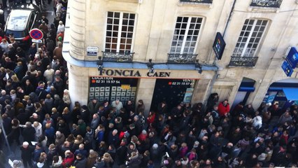 Rassemblement pour Charlie à Caen