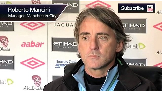 Manchester City v Manchester United - Mancini plays down City's title chances... again